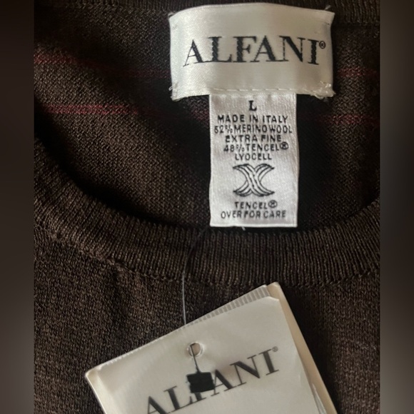 Alfani Merino Wool Sweater Made in Italy - Picture 6 of 10